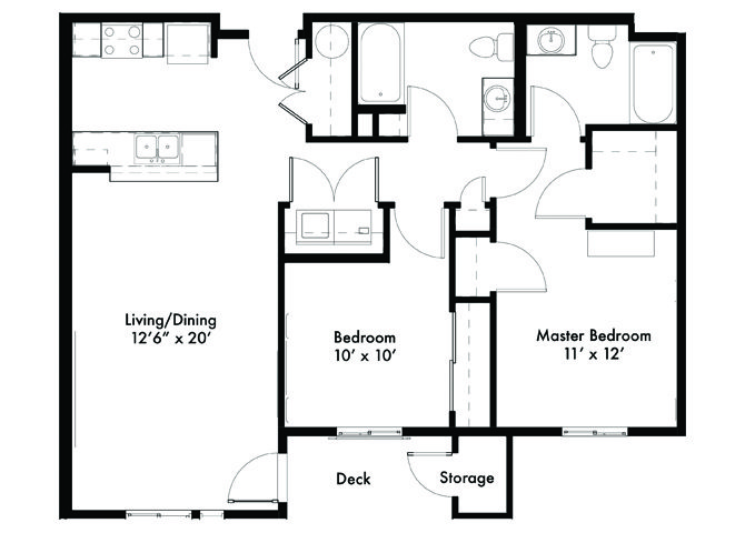 Baskerville F204 floor plan