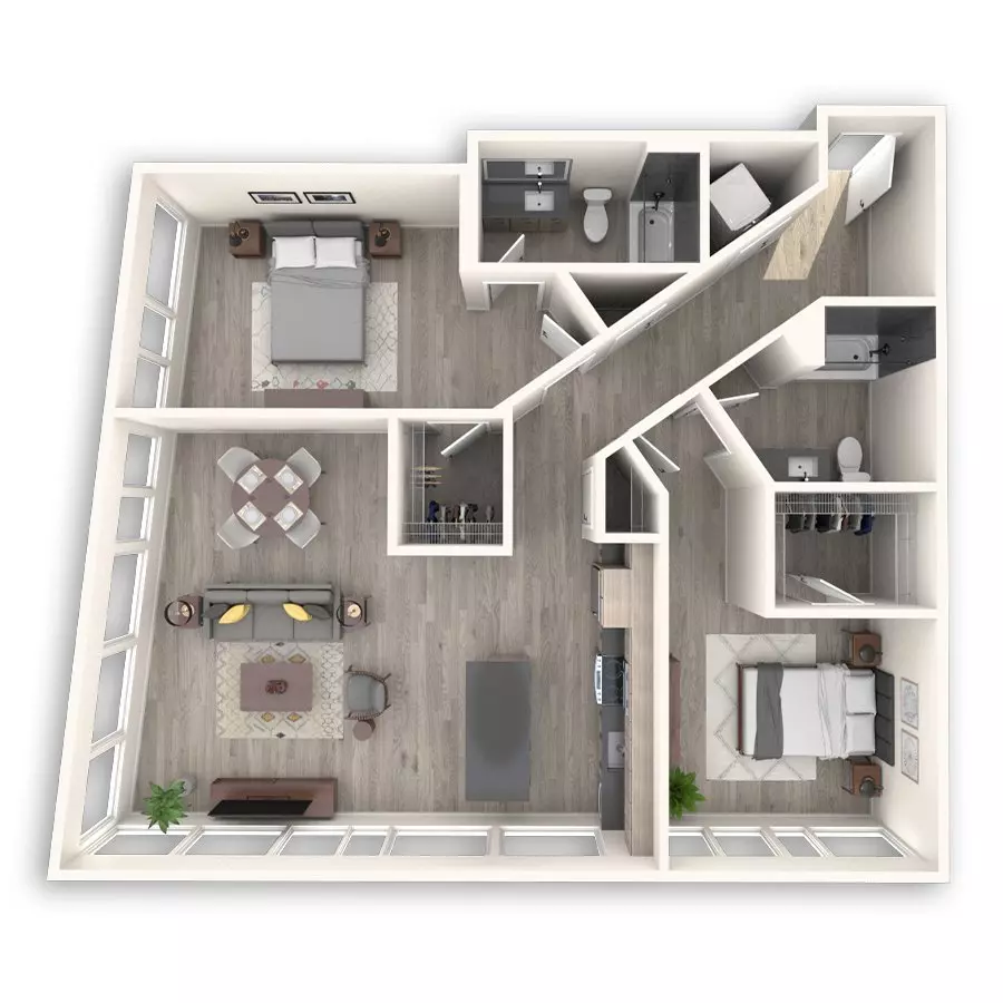 Queen Anne 1012 floor plan