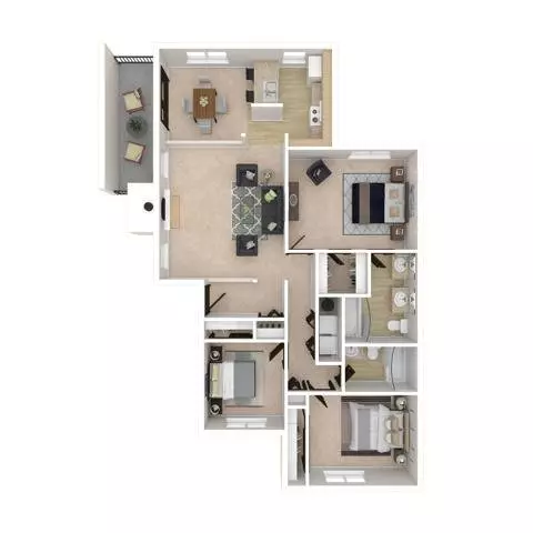 3x2 A floor plan