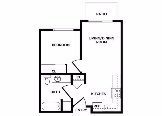 A1 2-306 floor plan