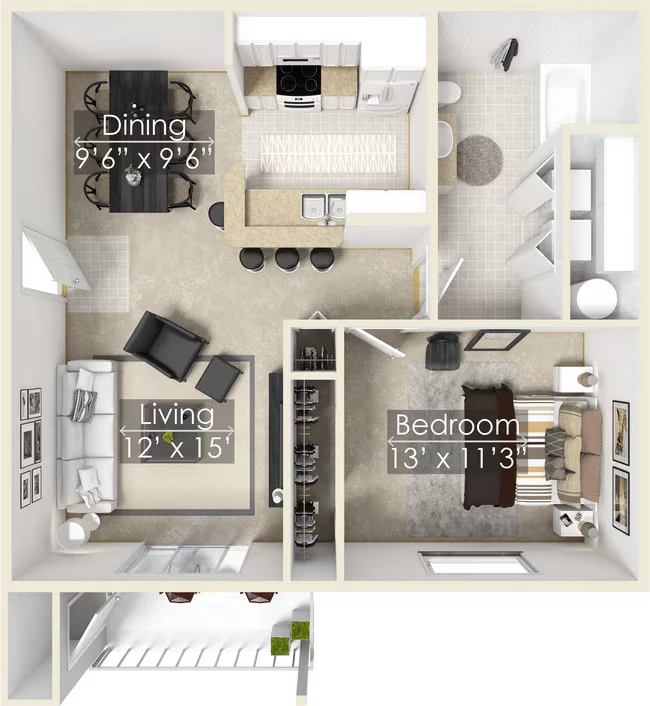 HONEYSUCKLE A-204 floor plan