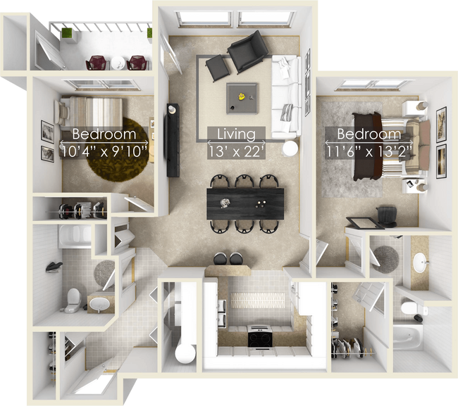 LAUREL L-206 floor plan