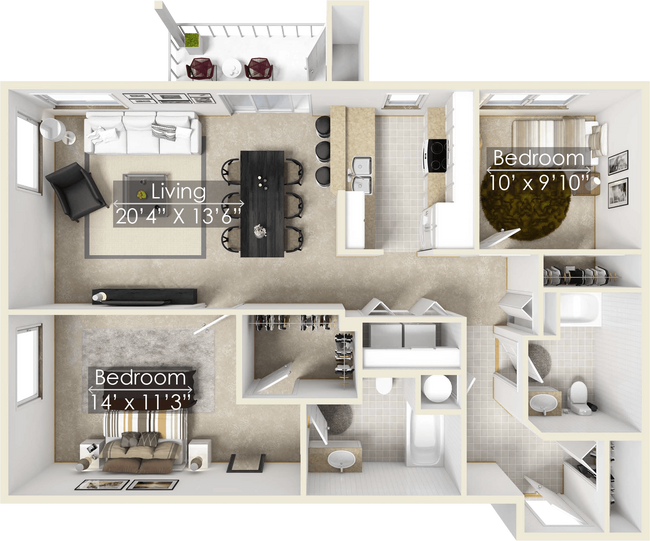 MADRONA L-307 floor plan
