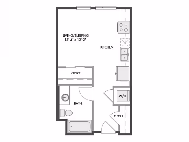 E1 1-232 floor plan
