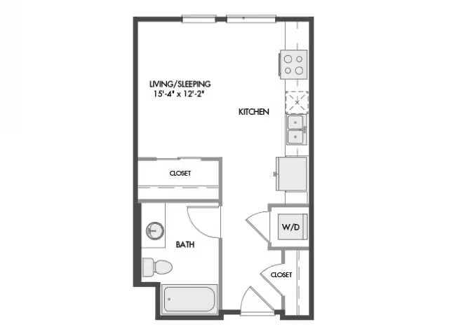 E1 1-232 floor plan