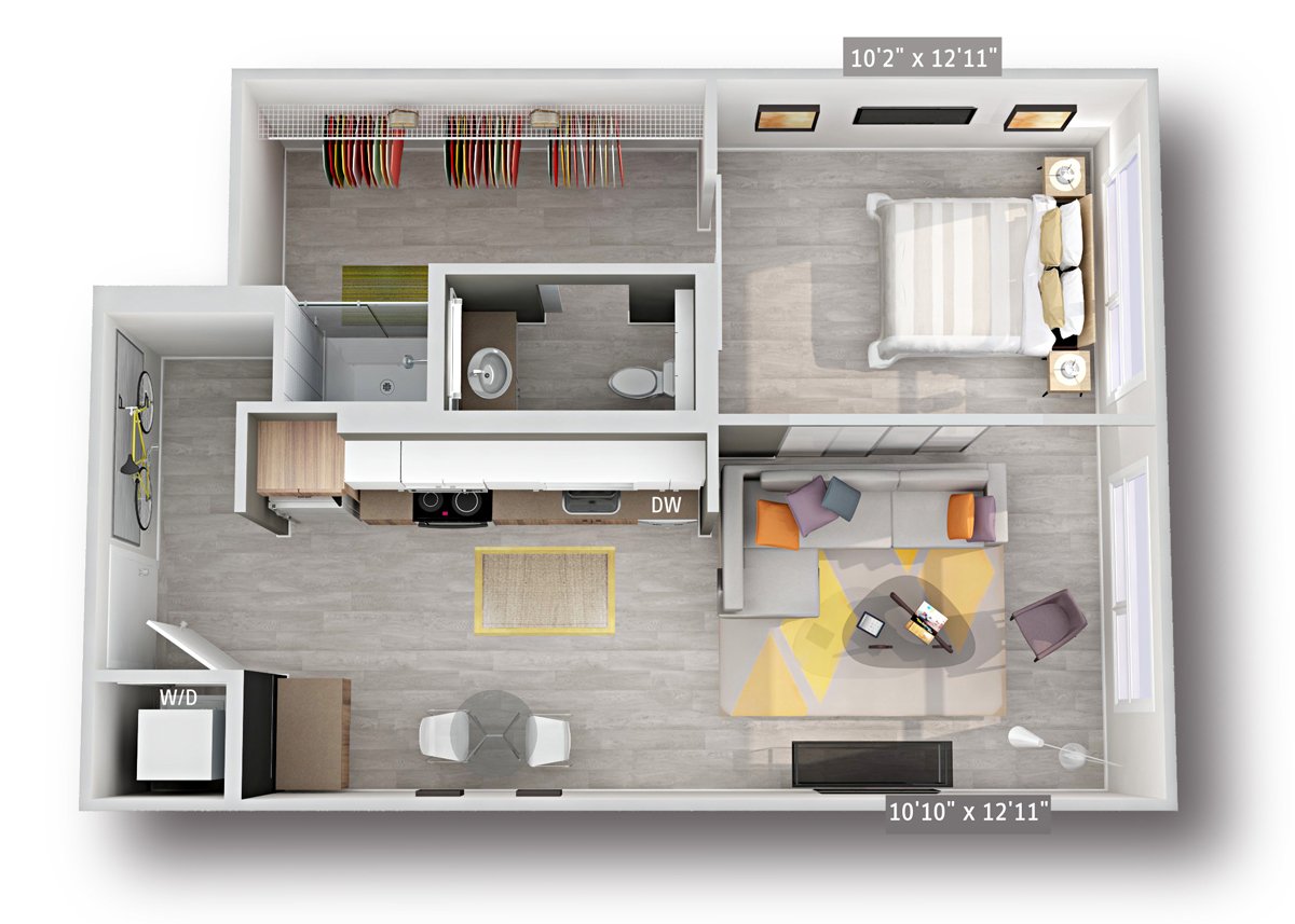 Unit 519 519 floor plan