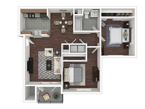 2x1 G-206 floor plan