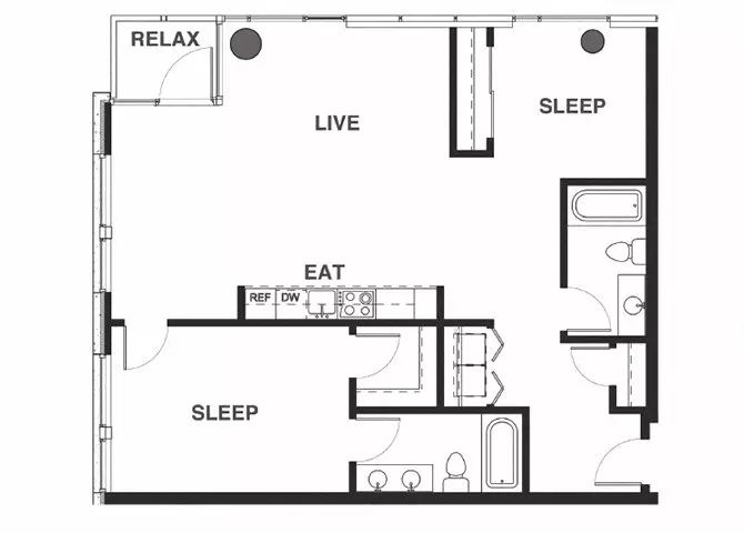 Unit 0702 0702 floor plan