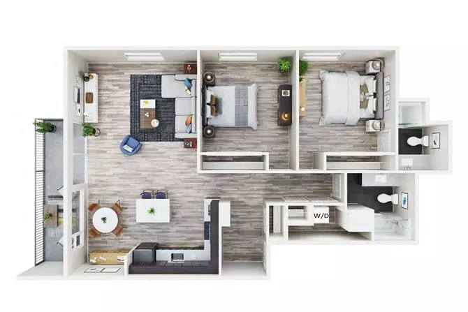 Unit 1511 1511 floor plan