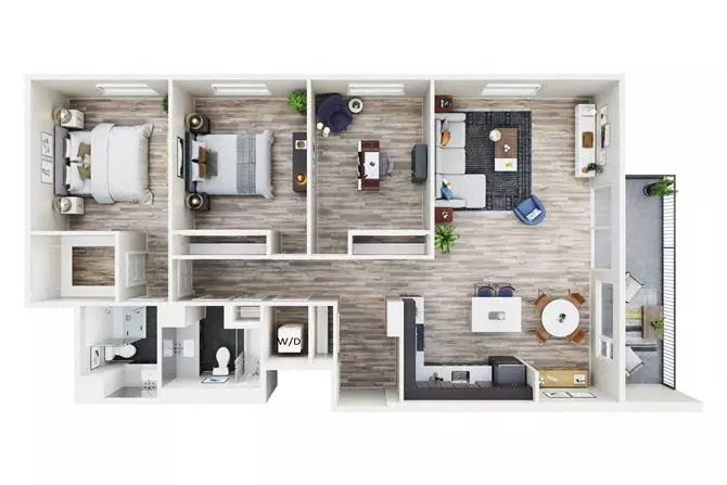 Unit 1410 1410 floor plan