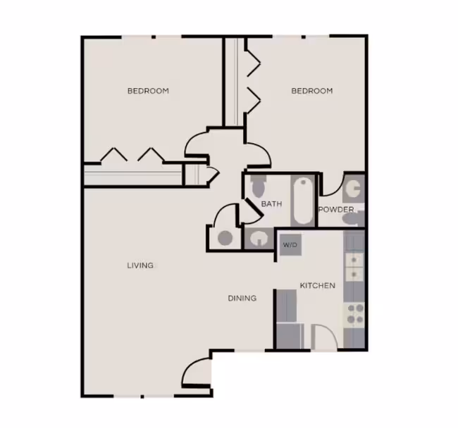 2x1.5 B217 floor plan