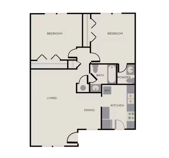 2x1.5 Townhome F246 floor plan