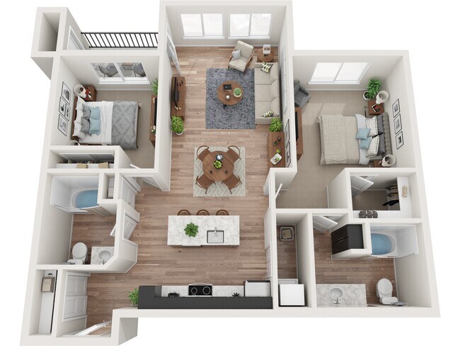 Leaf G-203 floor plan