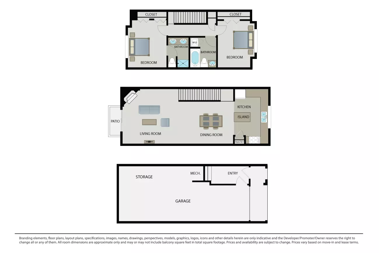 Unit J-409 J-409 floor plan