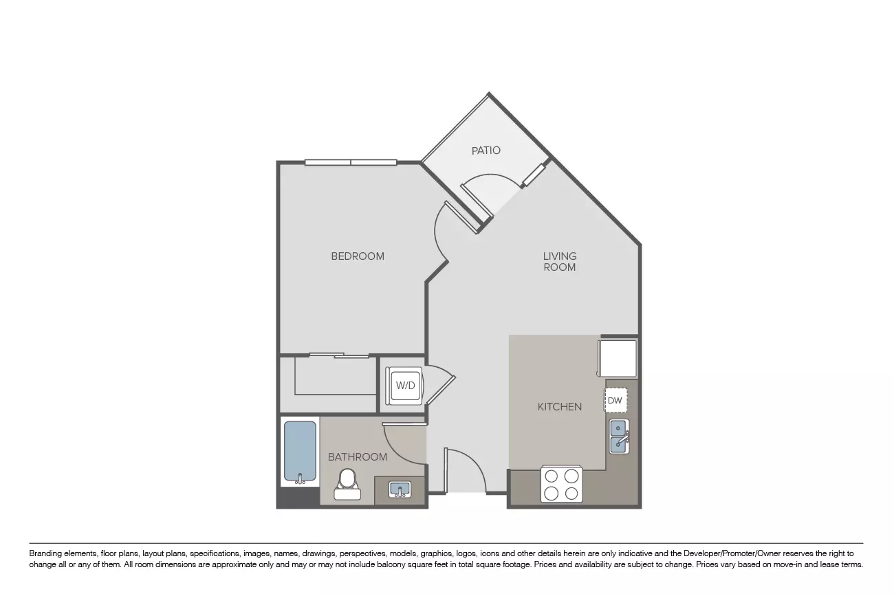 Unit A409 A409 floor plan