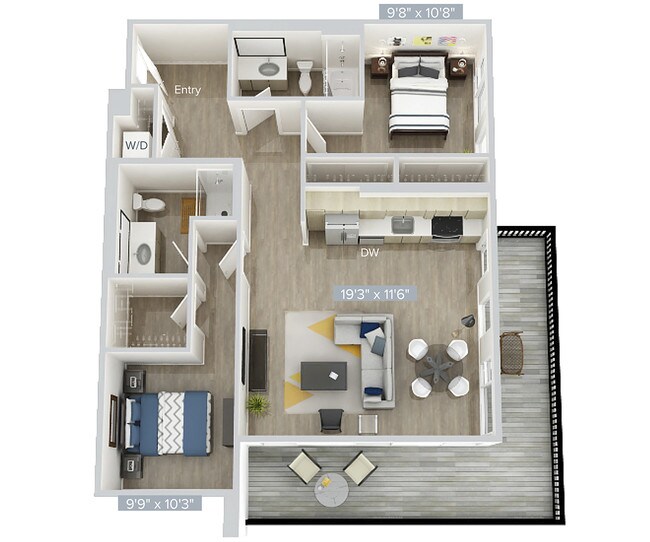 Unit 856 856 floor plan