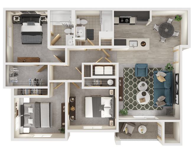 Meridian D402 floor plan
