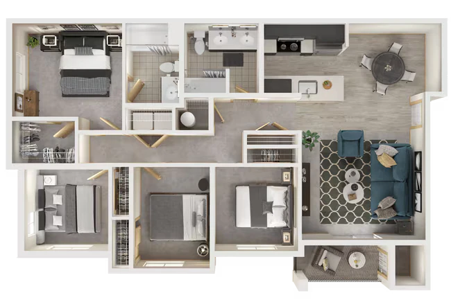 Sunrise F308 floor plan