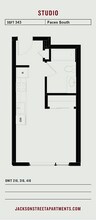 Studio 423 floor plan
