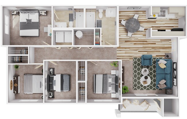 Rainier E304 floor plan
