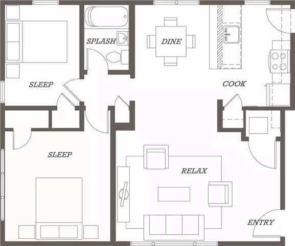 The Tandem 3038-4 floor plan