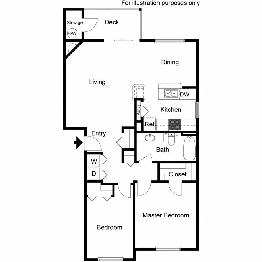 Unit N205 B301 floor plan