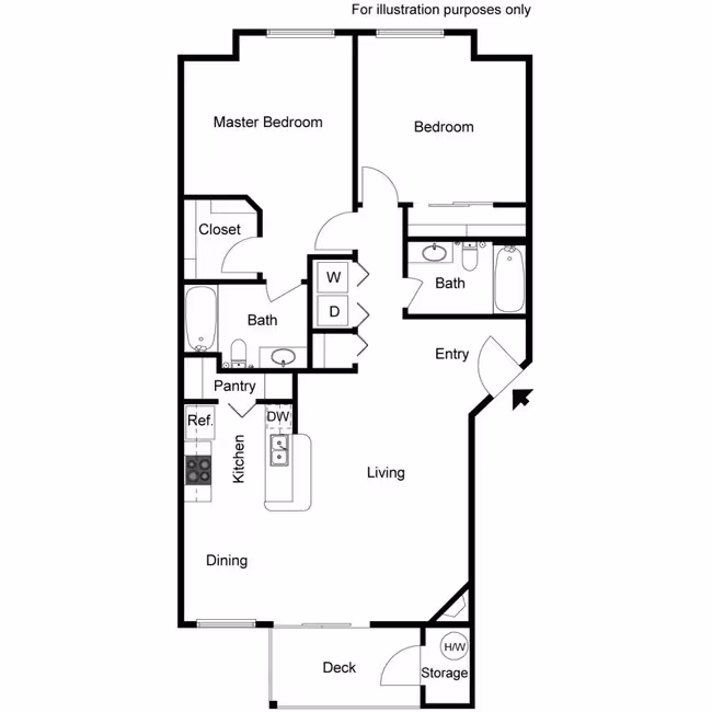 Lincoln D303 floor plan
