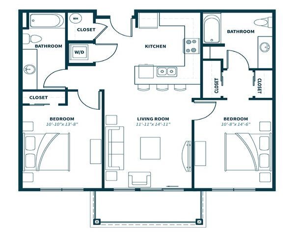Unit C205 C205 floor plan