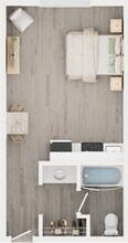 Studio 706 floor plan