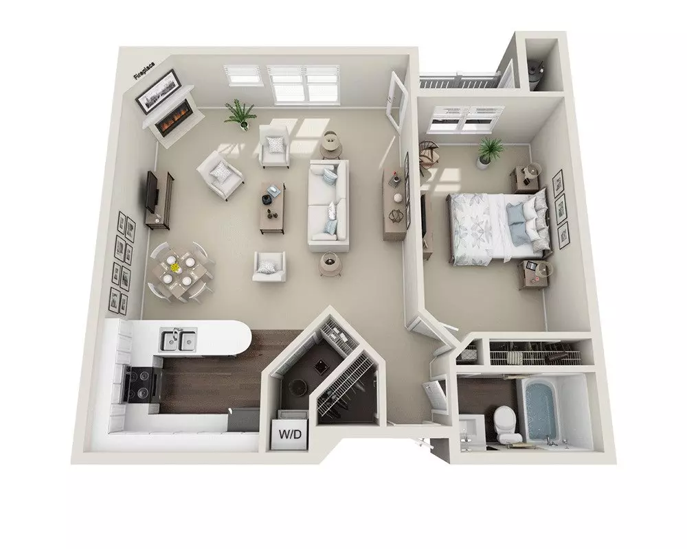 Unit V302 V302 floor plan