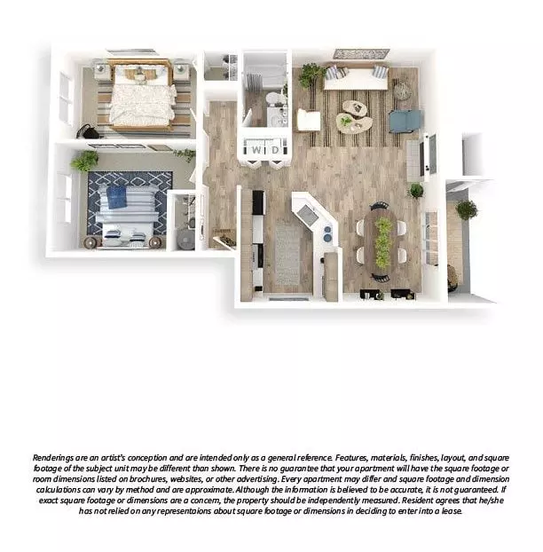 2x1 Large Renovated K-305 floor plan