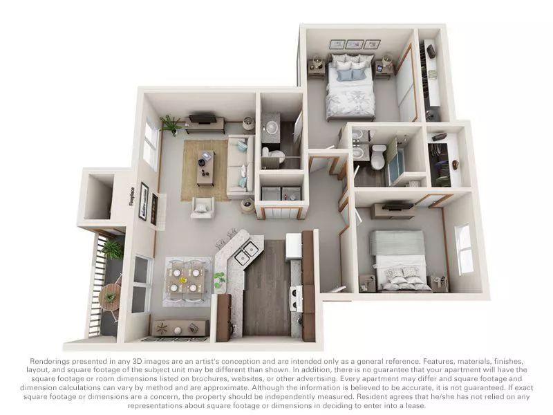 Unit M-206 M-206 floor plan