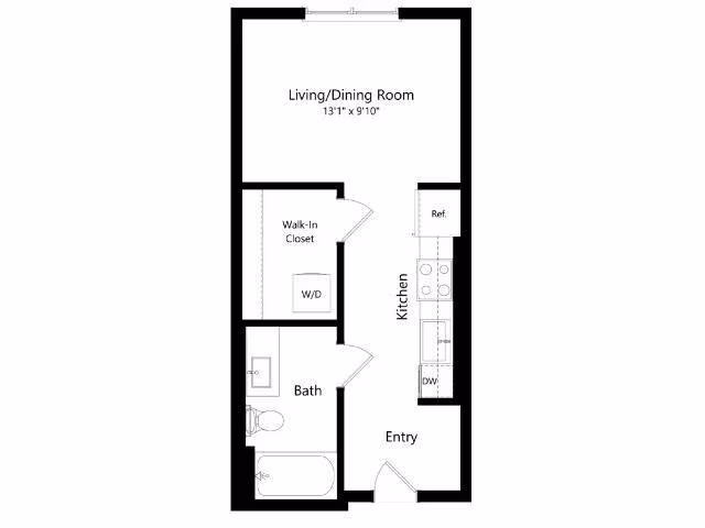 A1 109 floor plan