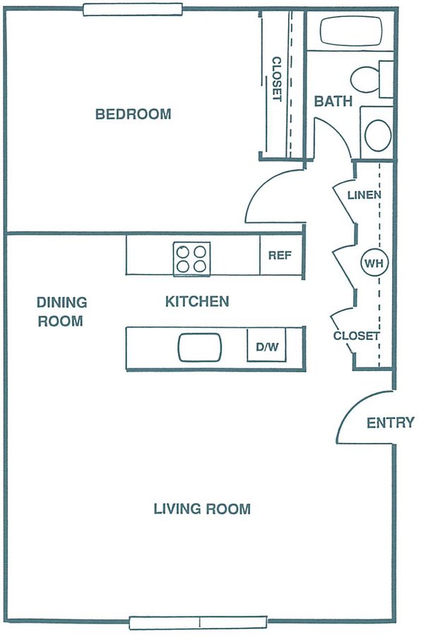 1x1 A06 floor plan