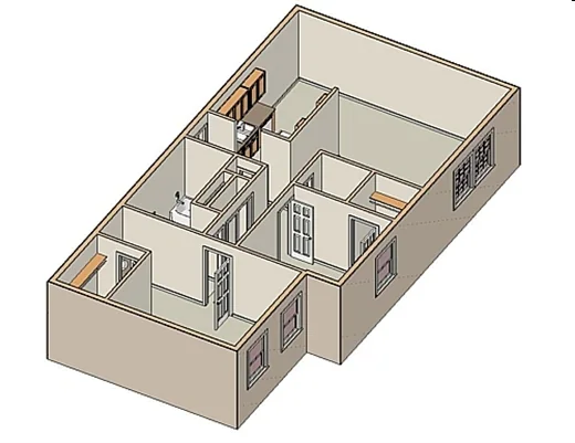 2x1 3-217 floor plan