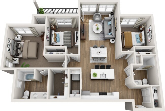 Beam F-107 floor plan