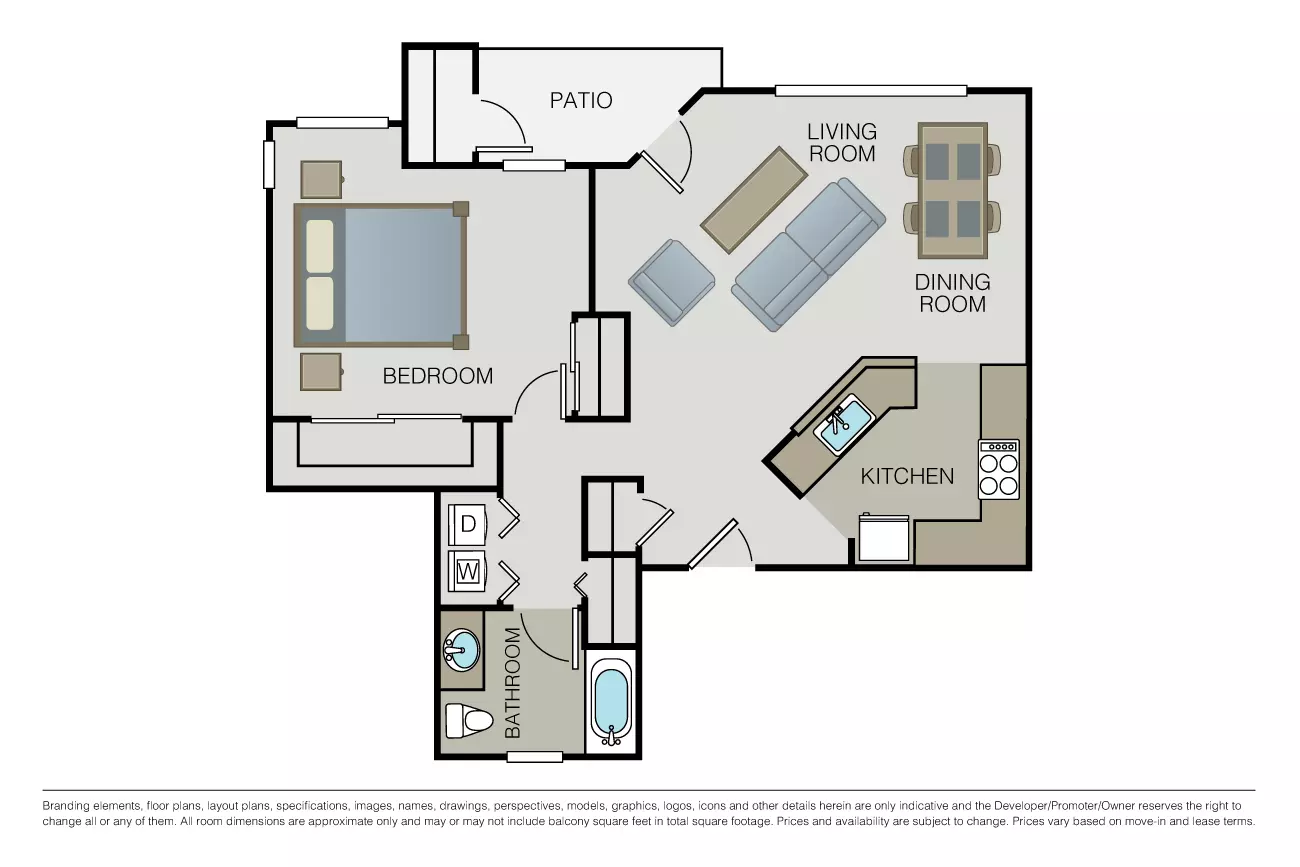 Unit A103 A103 floor plan