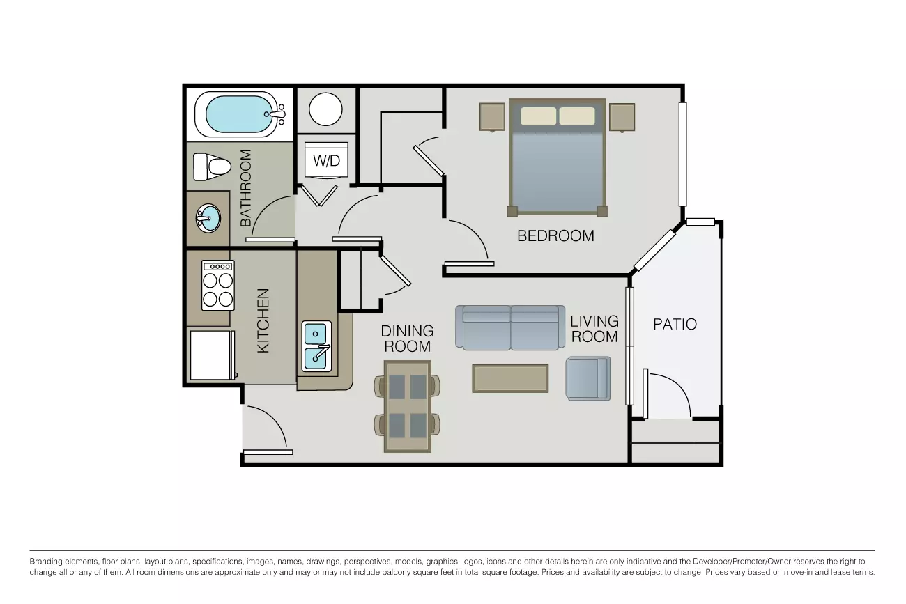 Unit A203 A203 floor plan