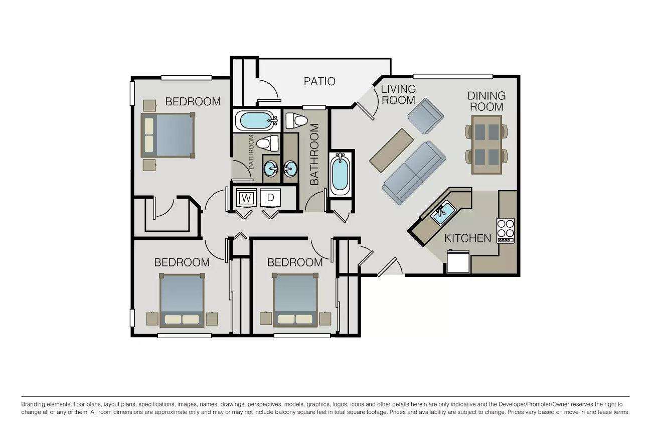 Plan 3A C201 floor plan