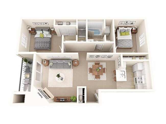 2x2 13-102 floor plan