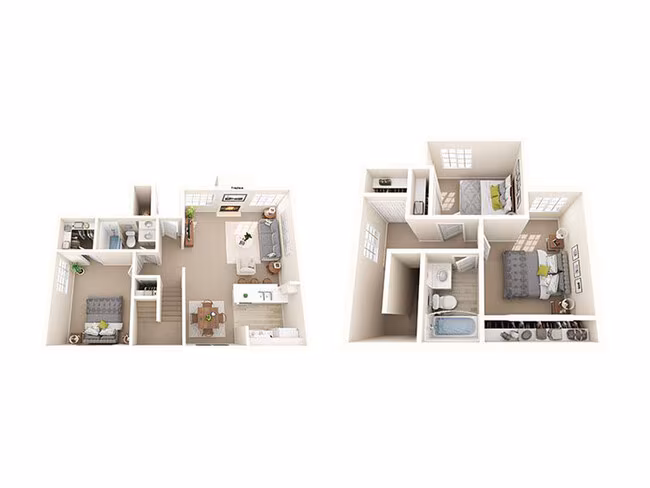 3x2TH 12-107 floor plan