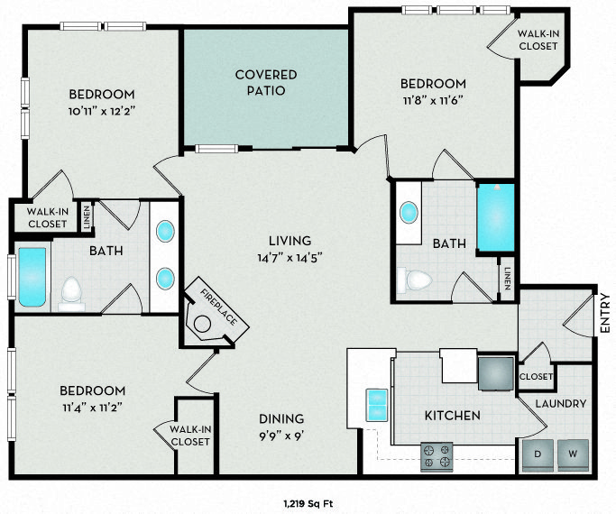 Unit O1112 O1112 floor plan