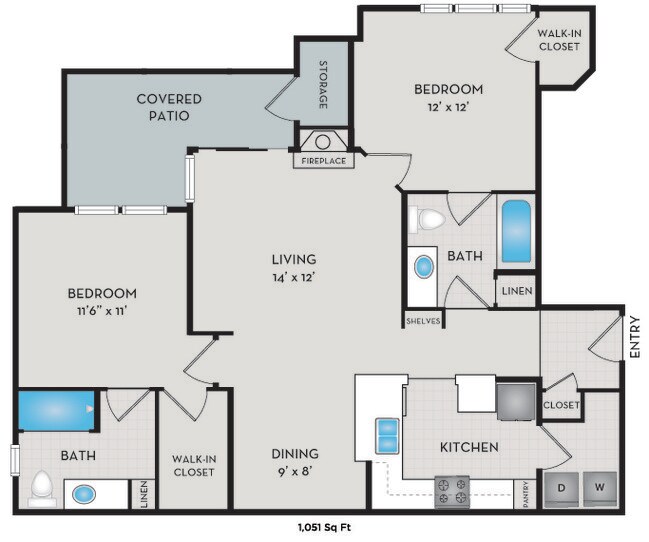 Olympic K2074 floor plan