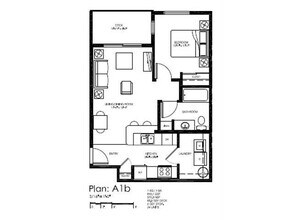 1B1A M-305 floor plan