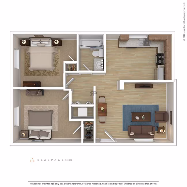 2x1 floor plan