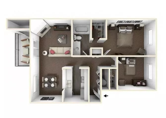 Unit D101 D101 floor plan