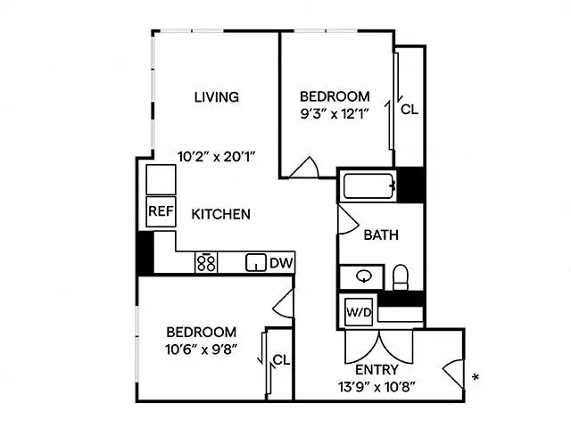 Unit 203 203 floor plan