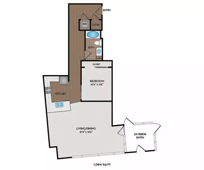 Unit W311 W311 floor plan