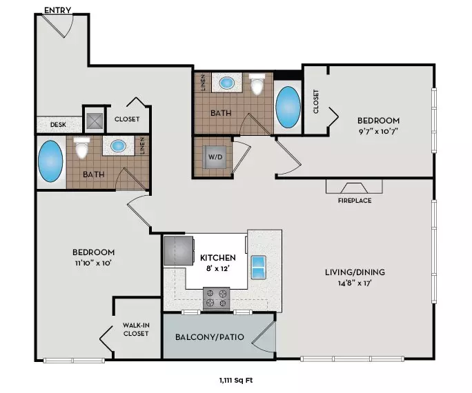 Summit I to VIII W1222 floor plan