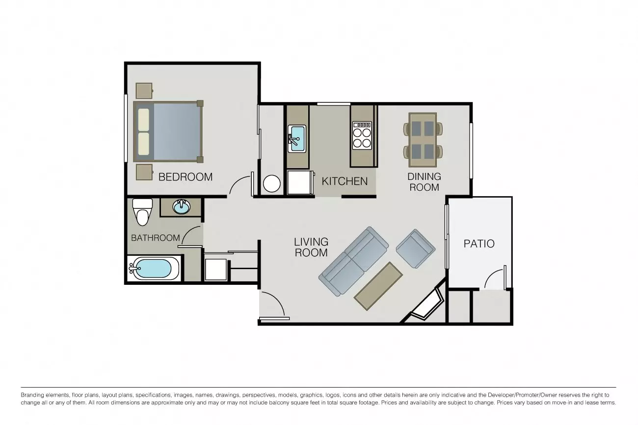Plan 1A K201 floor plan